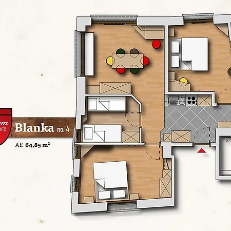 Dom - The Dom Collection 3 Stars Apartman *
